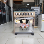 Mini gazinière 4 feux 2 fours, allumage manuel